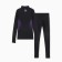 Female set (fufaika, pants) thermo, black/purple color, rn 54
