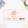 Money envelope "With the birth of my daughter!" embossing, stroller, 16.5x8.5 cm