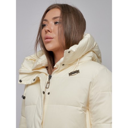 Winter jacket, size 46, light yellow color-16