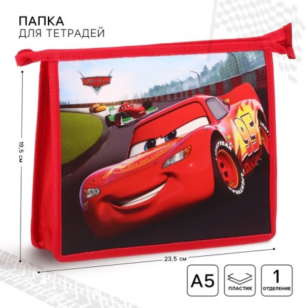 Folder d/notebooks A5 zipper on top plastic PM-A5-29, wheelbarrow