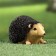 Garden figure "Hedgehog Tolstun" 17x10x8cm