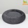 Lying for dogs and cats, long fur, 80 x 80 x 25 cm, gray