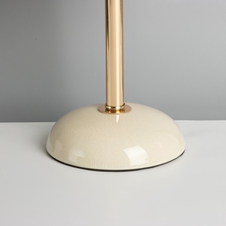 Table lamp "Lira" 1x40W E27 white/gold 15x15x32.5cm-3