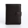 Male purse on magnet 3 in 1, department for auto documents, passports, brown color
