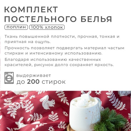 Bed linen Ethel 2 joint venture Christmas Time 175x215 cm, 200x220 cm, 70x70 cm - 2 pcs-19