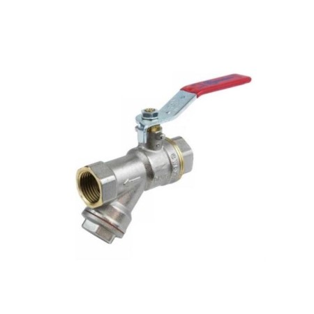 Aquasfera 1014-03, 1 ", 1", PN 25, with a filter, full-pass, lever