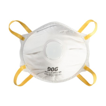 Half mask filtering, respirator DOG 3301-1 FFP1 NR with a valve