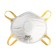 Half mask filtering, respirator DOG 3301-1 FFP1 NR with a valve