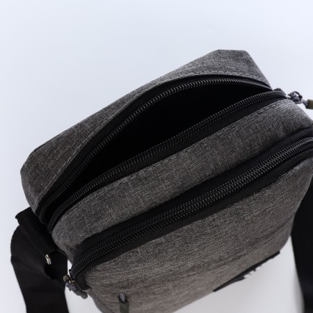 Male bag, gray color-4