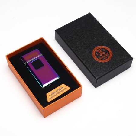 Electronic lighter "Lux", USB, spiral, 7 x 3.5 x 0.5 cm, chameleon-4
