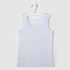 T-shirt for a boy, white color, height 116-122 cm