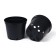 Pot for seedlings, 5 l, d = 22 cm, h = 18 cm, black, greengo