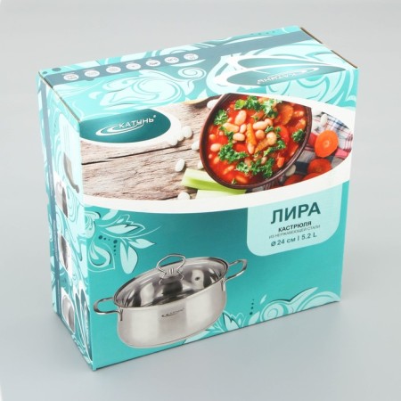Poster "Lira", 5.2 l, d = 24 cm, capsule, glass cover, induction-5