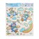 Vinyl sticker "animals", with sparkles, 30 x 35 cm