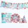 A set of paper utensils, on 6 people "Happy Birthday!", Cats aristocrats