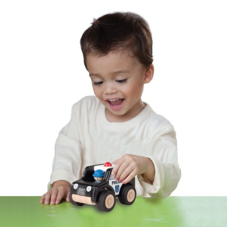 Wooden toy Miniworld "Police Patrol"-2