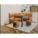 Banquet set, 2 pcs, tsavoal wenge color / orange