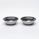 A set of 2 bowls on a stand, 2 x 700 ml, black stand