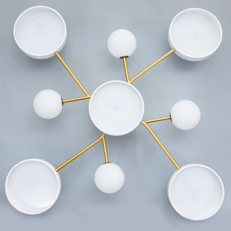 Almony Causenge 5XLED 176W 3000-6000K 4xg4 with a white-gold 84x84x17 cm Bayerlux-7