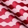 Matte flowing film, "Pattern of Love", 57x56cm, red