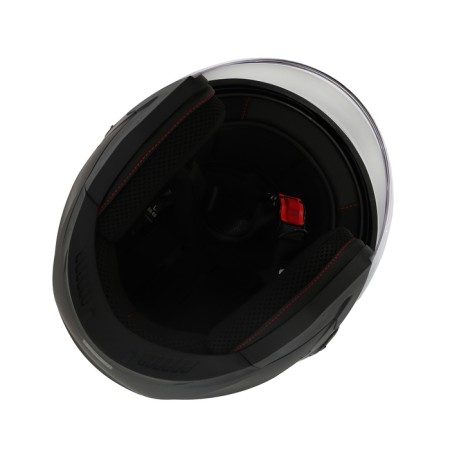 The helmet open with two visors, size XXL (61), model - BLD -708E, black matte-8