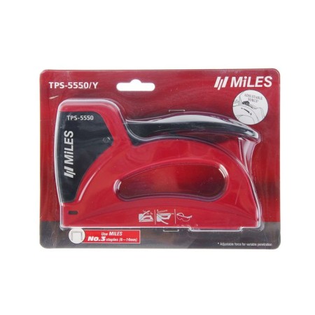 Furniture stapler Miles, 6-14 mm, type of bracket 53, plastic case-2