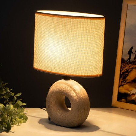 Board Lamp "Edel" E14 40w beige 12.5x20x29 cm Risalux-2