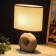Board Lamp "Edel" E14 40w beige 12.5x20x29 cm Risalux