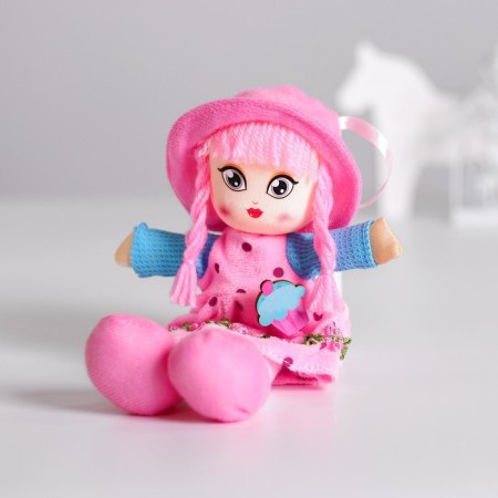 Doll "Ulyana", with a brooch, 20 cm-4