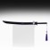 Souvenir weapon suspended mini "Katana Seven", keychain, 39 cm, black