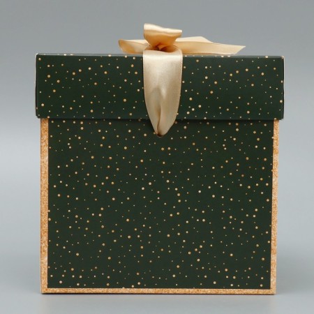 Folding box “Winter will give miracles”, 15 x 15 x 15 cm, new year-4