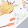 Sticker Plastic Interior Color "Girafics in an umbrella with flowers" 30x60 cm