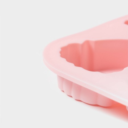 Baking uniform “New Year's gifts”, silicone, 20 × 12.7 × 1.7 cm, 14 cells, pink color-4