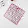 A set of quilting and patchwork lines 30 × 30/25 × 25/15 × 15/10 × 10 cm, thickness 3 mm