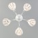 Floranse chandelier, 5x60W E27, white color