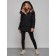 Winter jacket female, size 50, black color