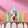 Set of candles number "7" + classic, 10 cm