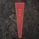 Packet stoop for flowers, "flowers", 12.5+4x45 cm, red