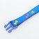 Two -layer collar with fastx "Multi -colored bones" 30 x 1 cm, blue
