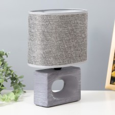 Michelle table lamp E27 40W gray 12.5x20x27 cm