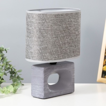 Michelle table lamp E27 40W gray 12.5x20x27 cm