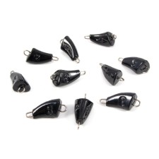 Cargo bullet-exentric painted pissy Yaman 10 pcs., 8 g, black