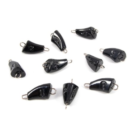 Cargo bullet-exentric painted pissy Yaman 10 pcs., 8 g, black