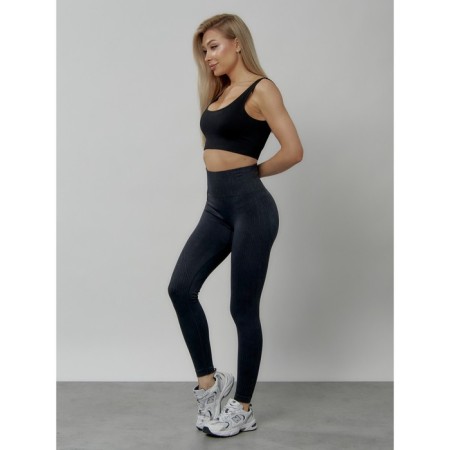 Femic fitness legins, size 44, dark gray color-11