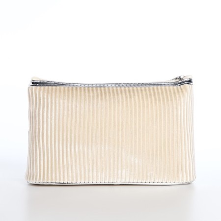 Lightning cosmetic bag, beige color-1