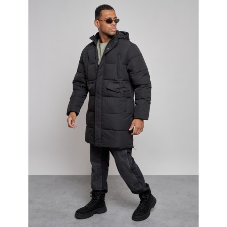 Extensive male winter park, size 48, black color-10