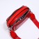 Bag Cross-Bodi with a zipper, red color