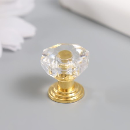 Handle for the casket Metal "Crystal" 2.2x2.2x2.2 cm-3