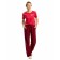 Female trousers, size 48, burgundy color