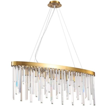 Crystal Crystal Chandelier Venecia 6xe14 40W, size 90x20x45-100 cm, bronze color